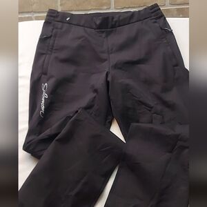 Salomon Climawind Pants Black Windproof Activewear Size M